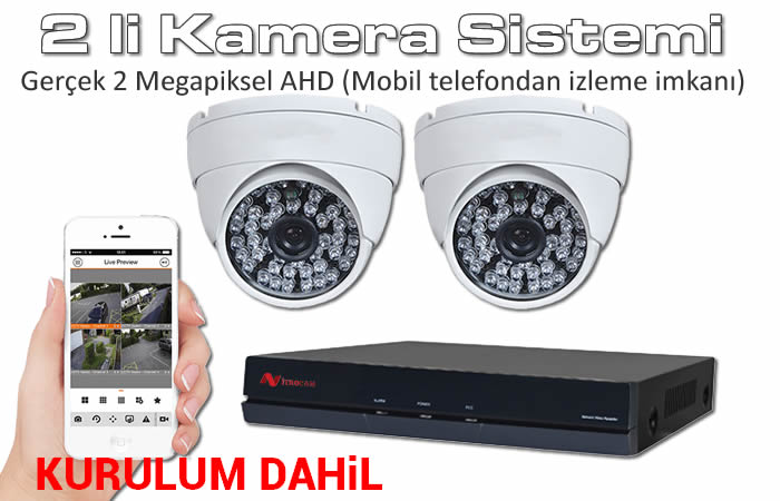 Ahd 2 li Kamera sistemi set